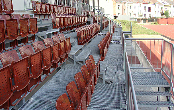 Fotbalový a atletický stadion v Jihlavě