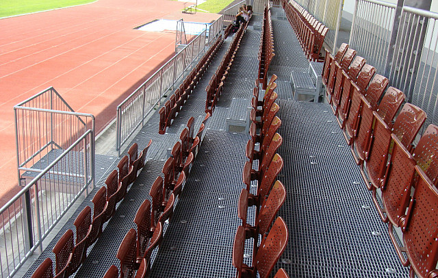 Fotbalový a atletický stadion v Jihlavě